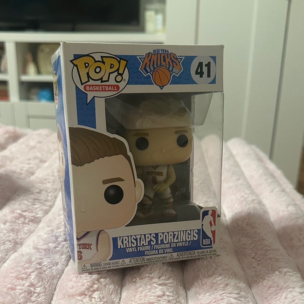 NBA Funko Pop! Kristaps Porzingis Knicks Figure
